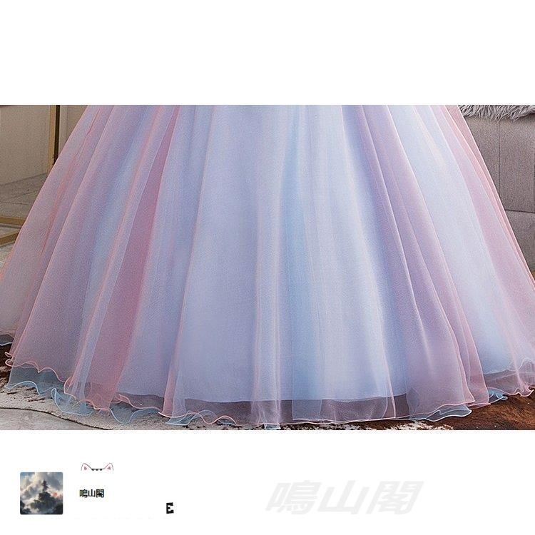 ウエディングドレス ドレス 二次会 花嫁 ロングドレス 大きいサイズ 3L オフショルダー 袖あり 半袖 レース プリンセスライン マキシWP 104 MAAHADDERANG_COM