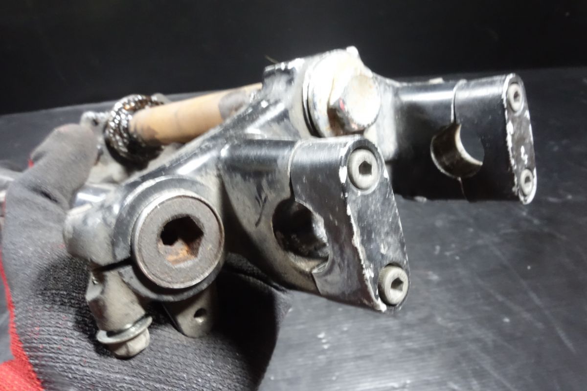 フロントフォーク ステム トップブリッジ ヤマハ 純正 DT50 17W R20250901 BRIGHTFACE_UK