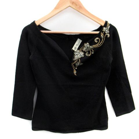 ブルマリン Blumarine カットソー 七分袖 スリットネック