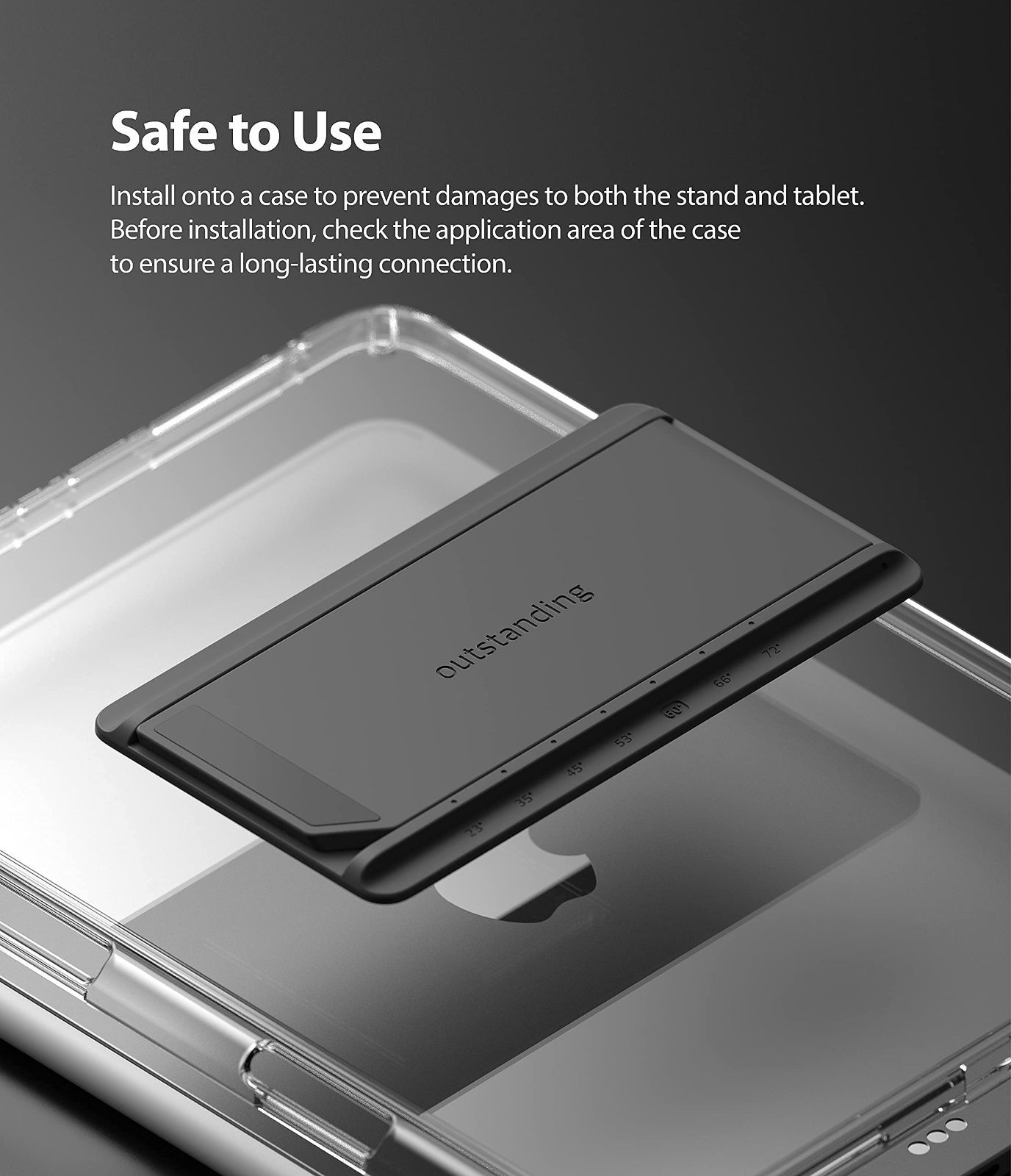 ergomi(エルゴミ) アレスメガ タブレット スタンド ケース 超薄型 縦置