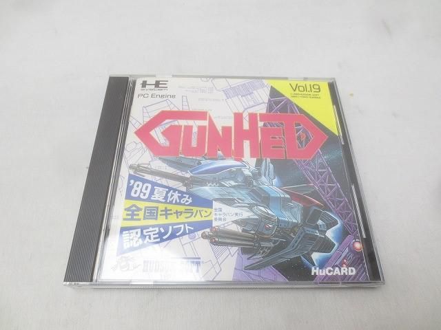 ゲーム NEC PCエンジン ソフト ガンヘッド 取扱説明書付き