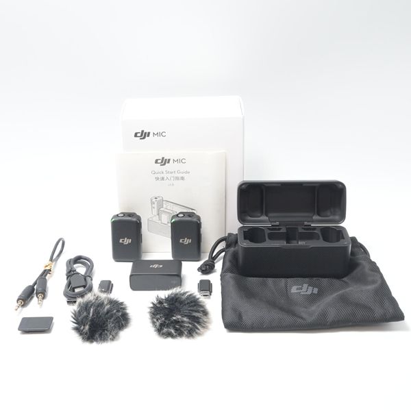 ディージェイアイ DJI Mic トランスミッター×2 レシーバー×1 充電ケース ワイヤレス ラベリアマイク