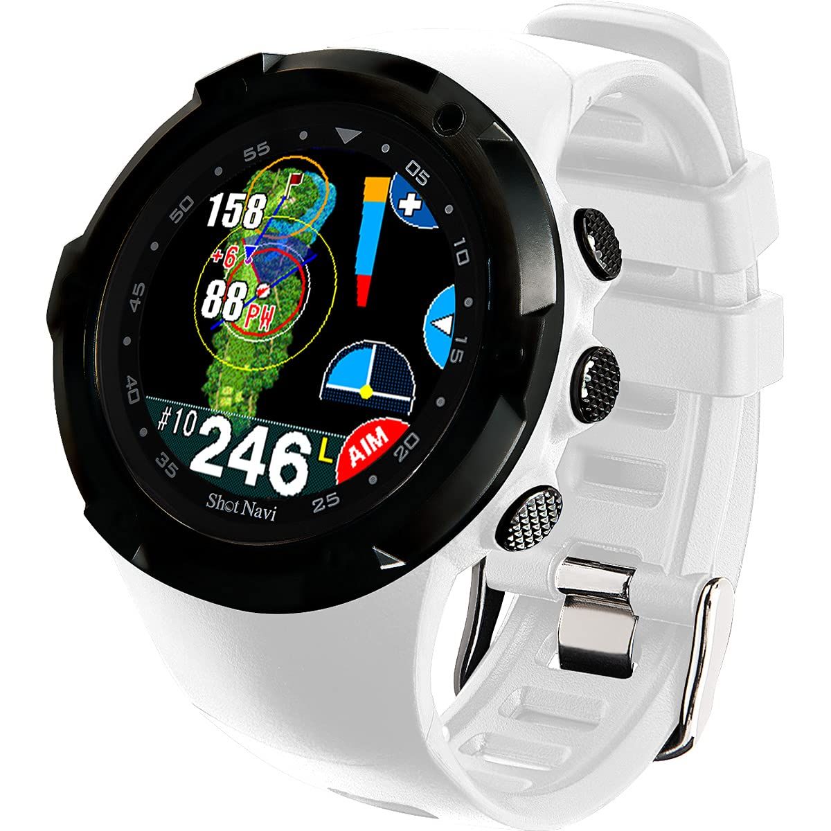 ショットナビ 測定器 W1 Evolve（ホワイト） ゴルフ用GPS測定器 ショットナビ W1 Evolve ショットナビ Shot Navi W1