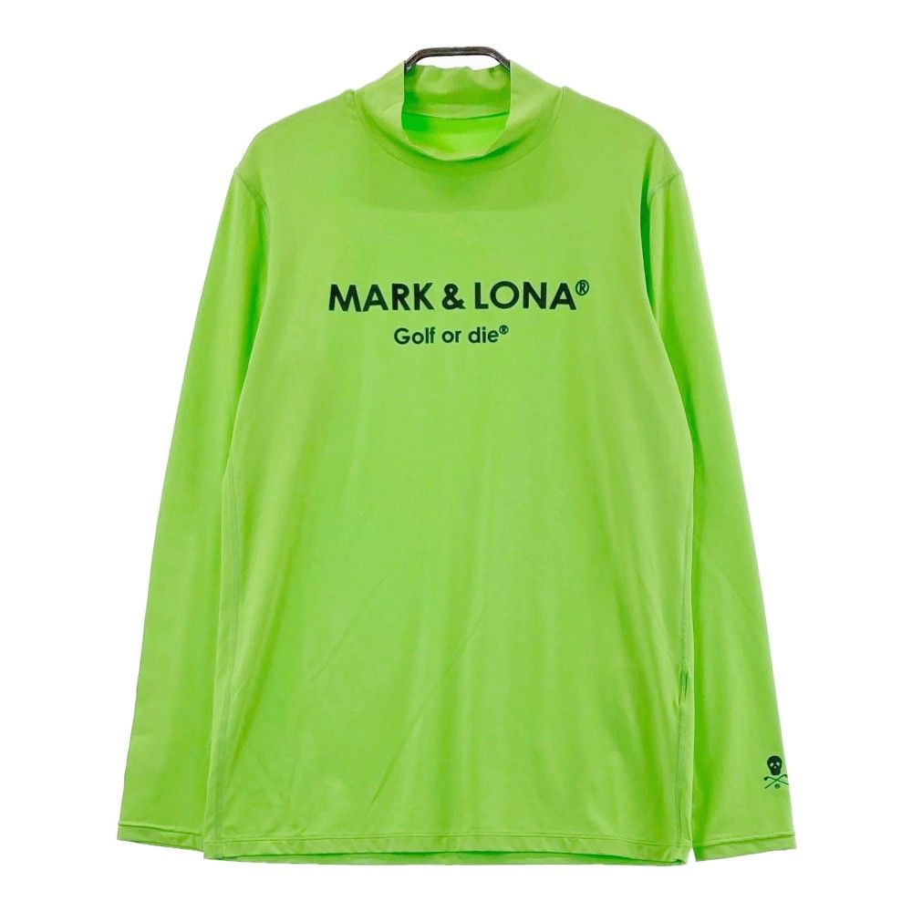 サイズ 48 MARK-LONA マークアンドロナ ハイネック長袖Tシャツ グリーン系 240101442862 ゴルフウェア メンズ ストスト