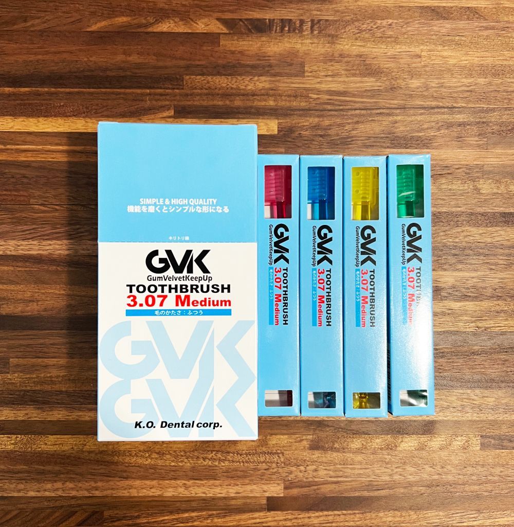 GVK 歯ブラシ 3.07 M(ふつう) 12本セット-0