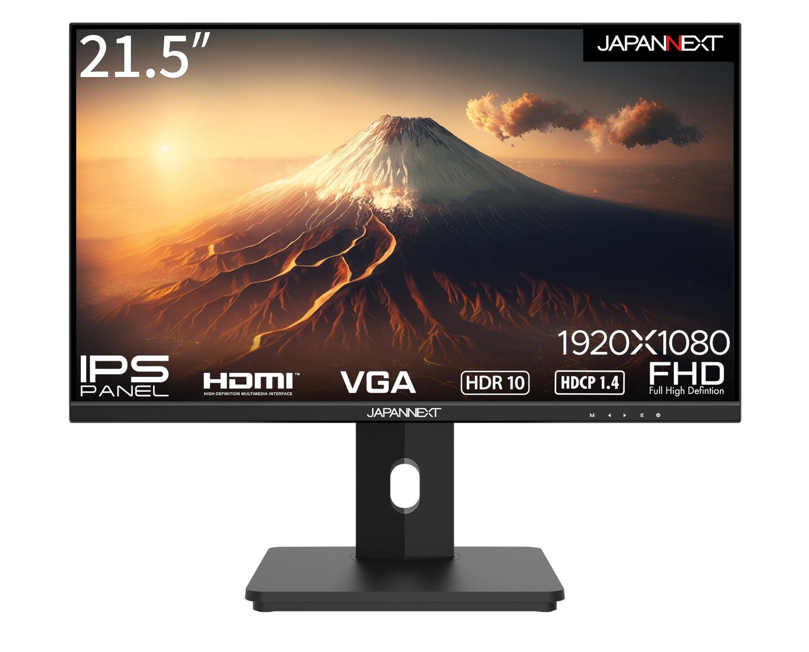 【数量限定】ディスプレイ IPS 192x18解像度 HDMIスピーカー内蔵高さ調節回転ピボット機能VESA対応ブルーライトカット フルHD モニター JN-I215FLFHSP 21.5インチ JAPANNEXT