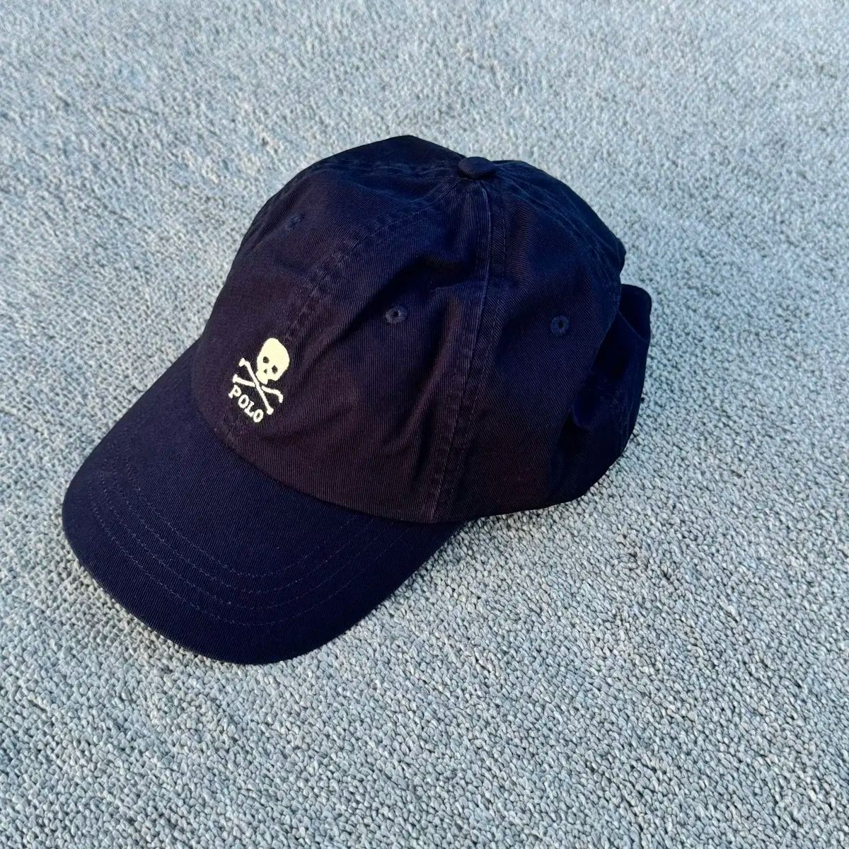 【雷市場（ポンジャン）商品韓国直送】Ralph Lauren(ラルフローレン) スクルチーノ ボールキャップ ネイビー