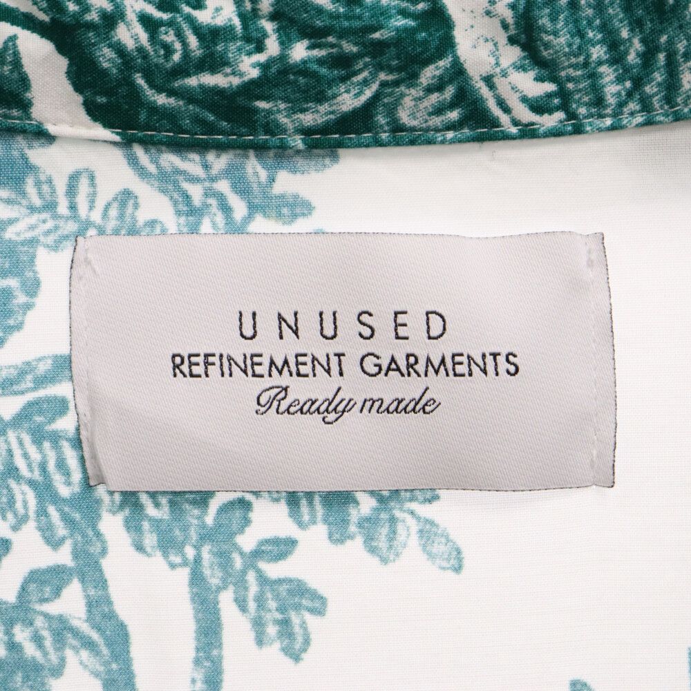 UNUSED (アンユーズド) 24SS continents print long sleeve shirt