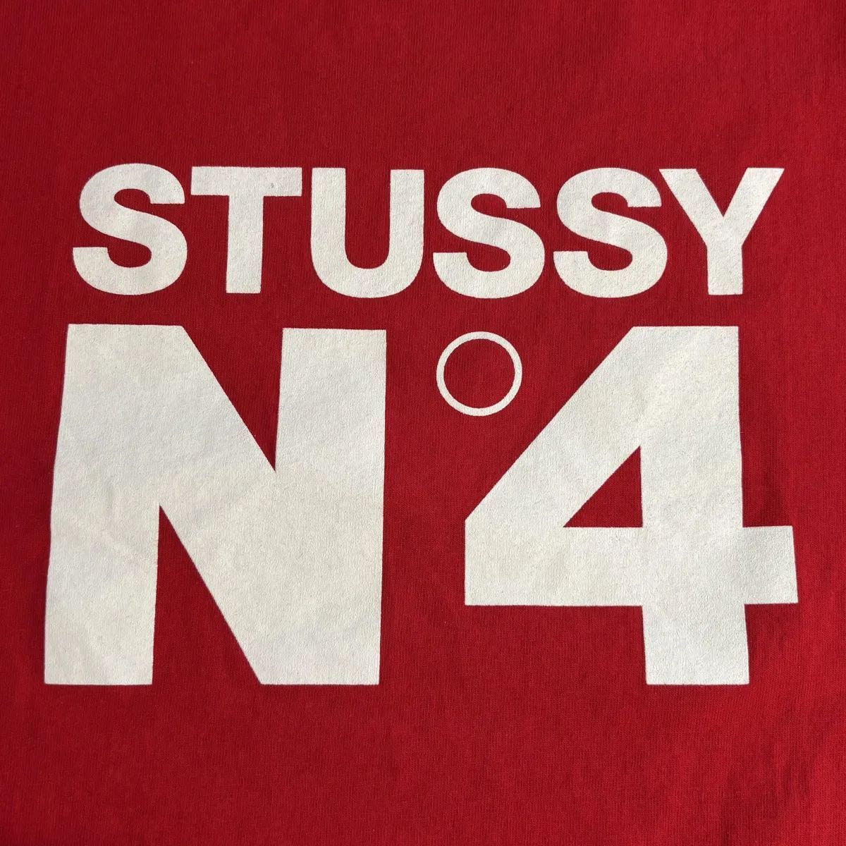 USA製 90s OLD STUSSY S/S TEE オールドステューシー Tシャツ XL 赤 紺