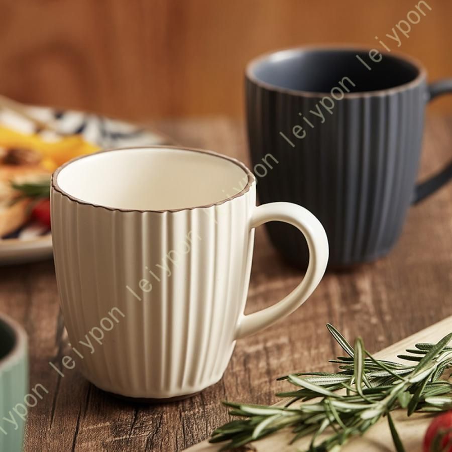 Amazon.co.jp: 常滑焼 憲児陶苑 マグカップ 2個セット 白練込 水玉