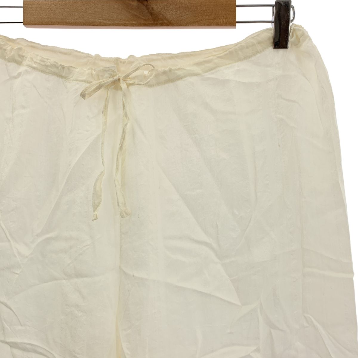 dosa シルク ホワイトパンツ オンライン ストア