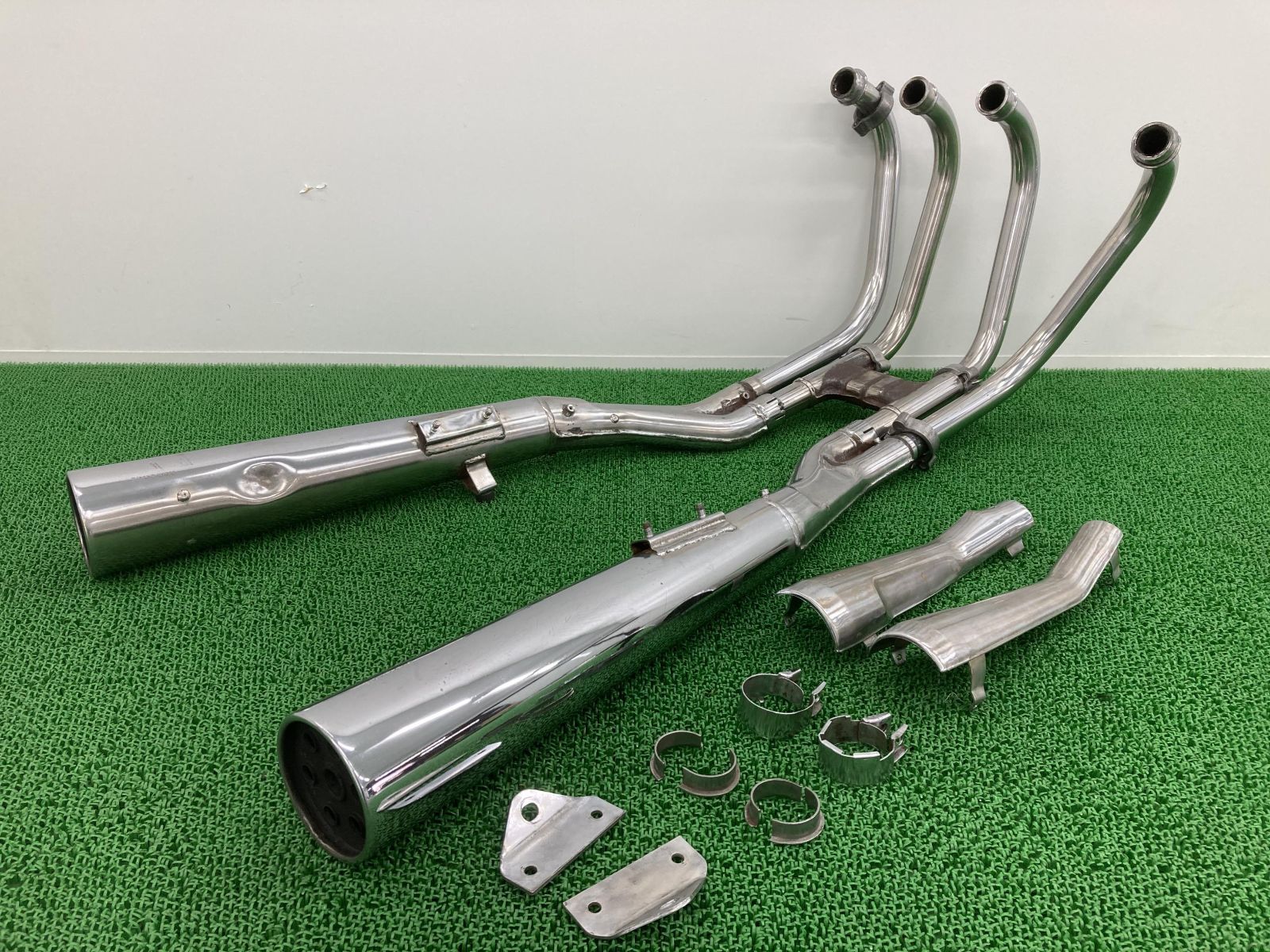 130mm 車・バイク・自転車 サイコロ付極太雷ステンレスチェーン