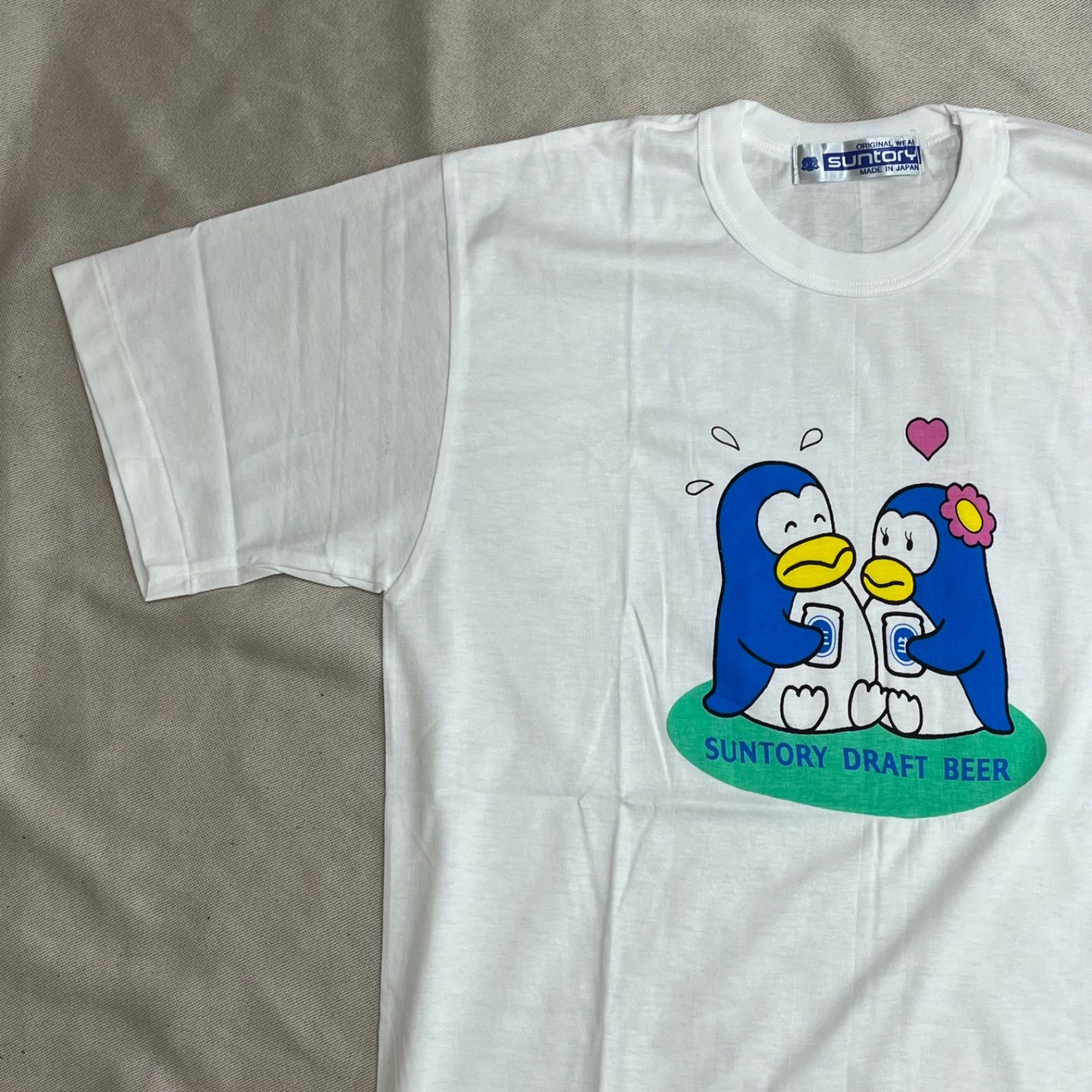 レトロ　SUNTORY ペンギン Tシャツ 3枚セット レア】【未使用】サントリー パピプペンギンズ Tシャツ 80s 当時