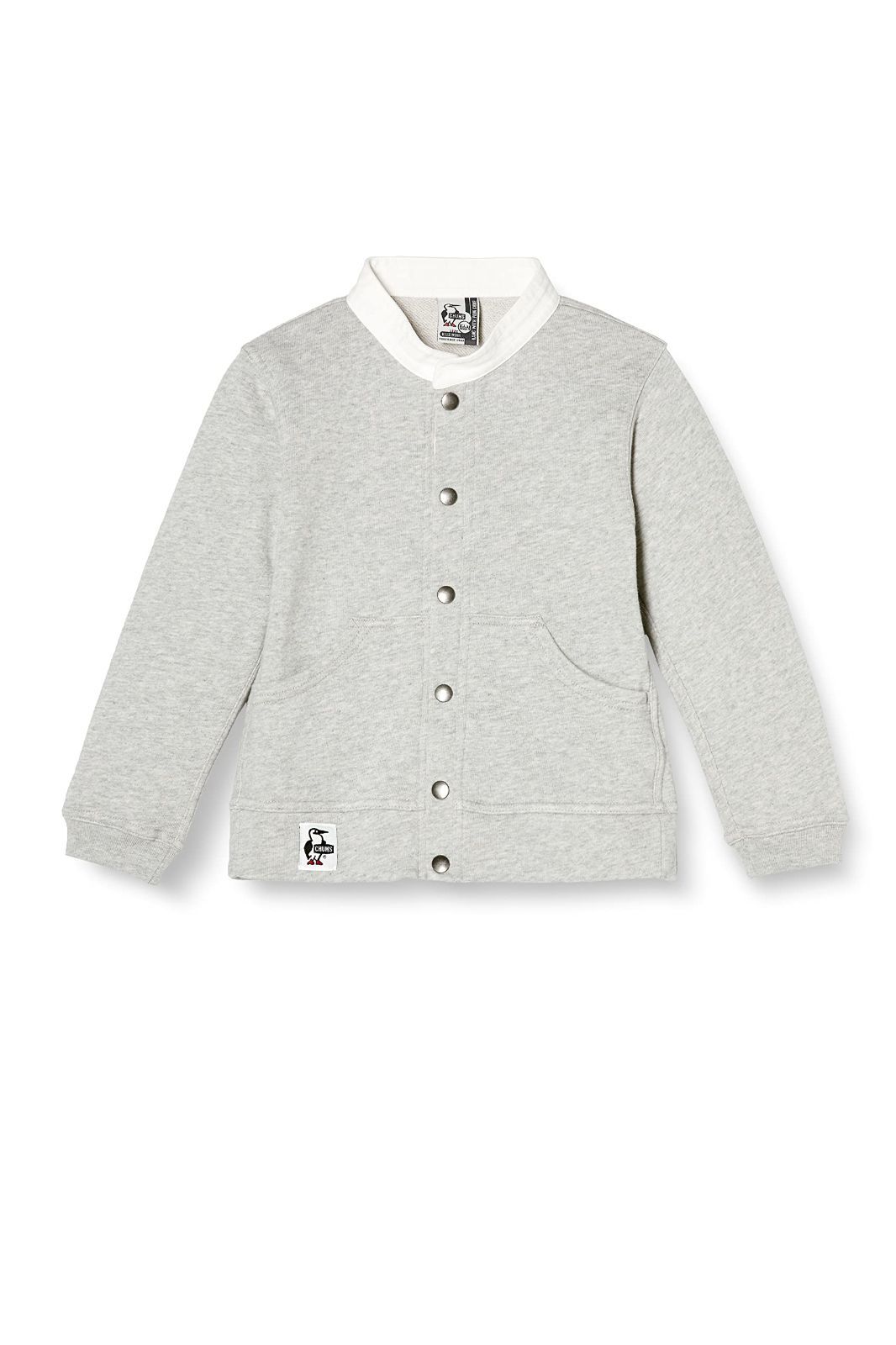 KM_H/Gray [チャムス] キッズトップス Kid's Full Snap Hurricane Top LP H/Gray KM