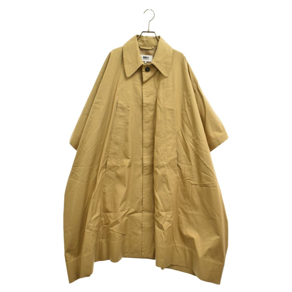 MM6 Maison Margiela (エムエムシックスメゾンマルジェラ) 23SS Trench Cape Coat S52AH0055  S52532 ギャバジン ロングケープコート アウター レディース ベージュ - メルカリ