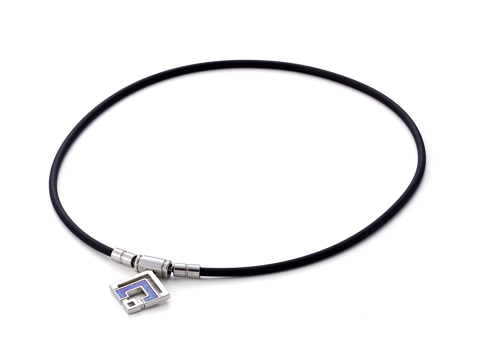 コラントッテ TAOネックレス スリム ARANmini シルバー×ブルーラメ LL ABARO07LL LL 51㎝