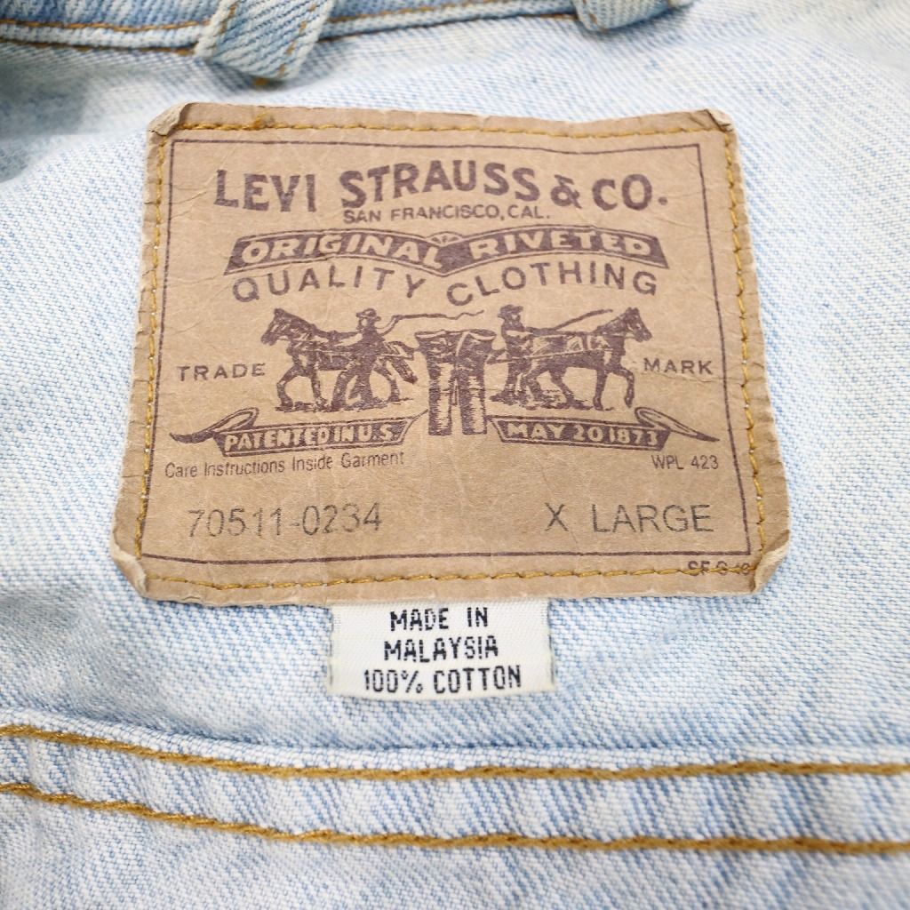 90-00s Levi's リーバイス 70511 デニムジャケット ユーロリーバイス