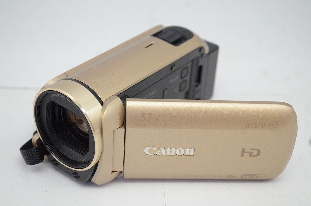 Canon キヤノン iVIS HF R 62 デジタルビデオカメラ ゴールド 250915 j
