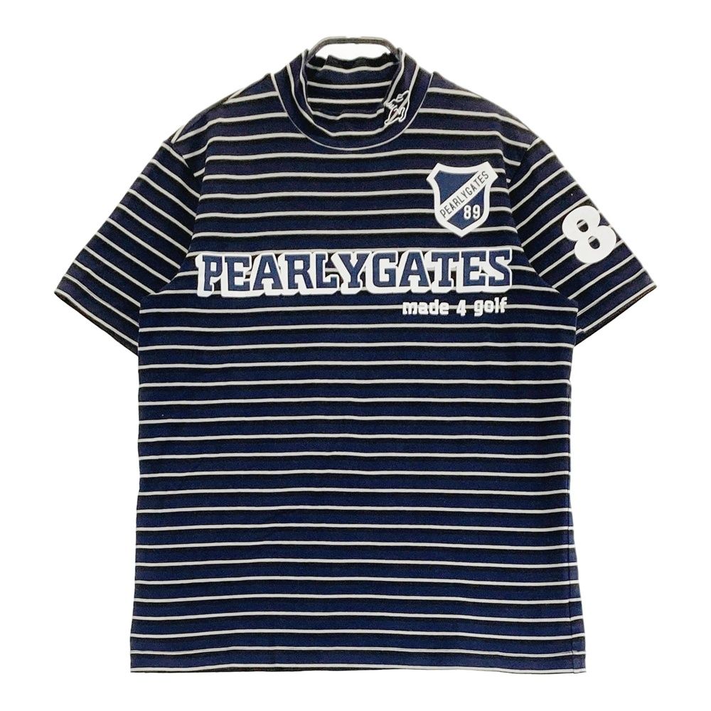 サイズ：4 PEARLY GATES パーリーゲイツ ハイネック 半袖Tシャツ