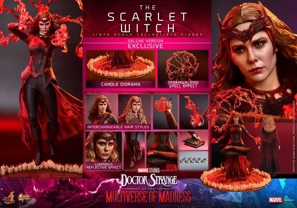 ホットトイズ MM#653 スカーレット・ウィッチ［ボーナスアクセサリー付き］ ホットトイズ 1/6 ドクター ストレンジ スカーレット ウィッチ