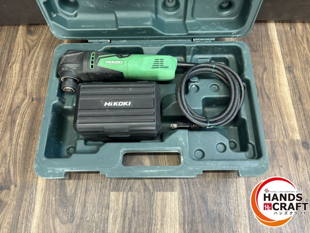 中古品】HIKOKI マルチツール CV350 ケース＋ツールボックス付き