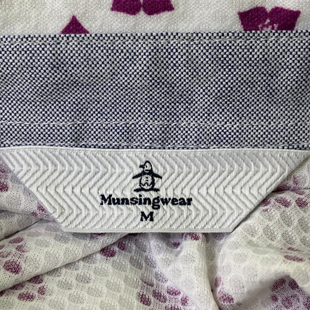 サイズ：M MUNSING WEAR マンシングウェア 半袖ワンピース 総柄