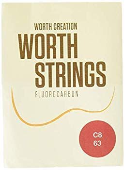 【中古】Worth Strings C8 ウクレレ弦 クリア8弦 63インチ フロロカーボン dwos6rj