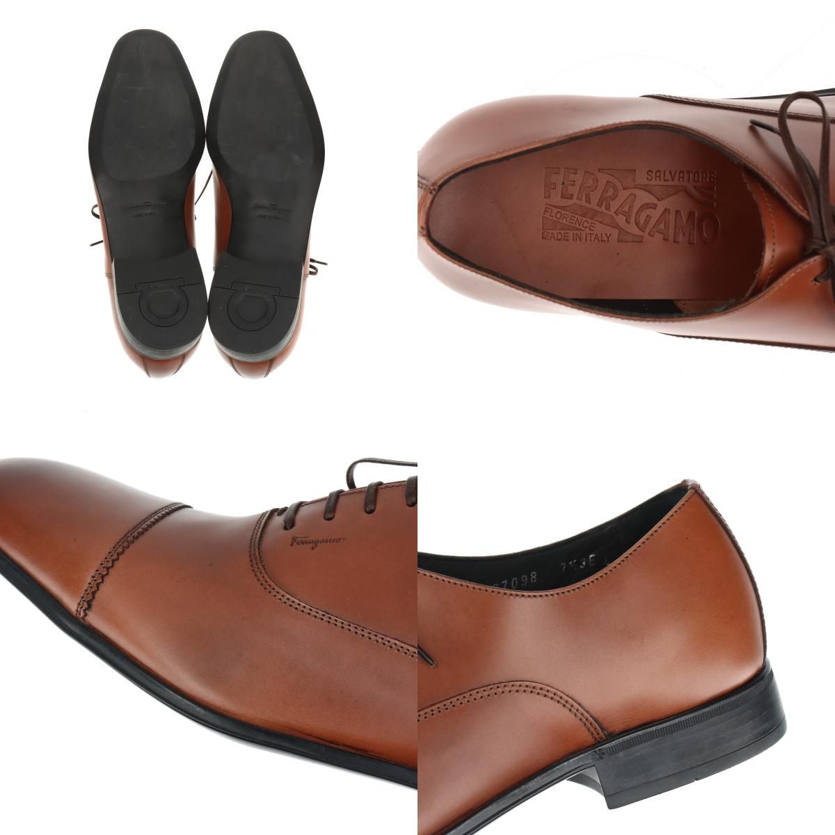 【極美品】Salvatore Ferragamo フェラガモ　革靴　Vチップ２E 極美品】Salvatore Ferragamo フェラガモ 革靴 Vチップ2E FERRAGAMO