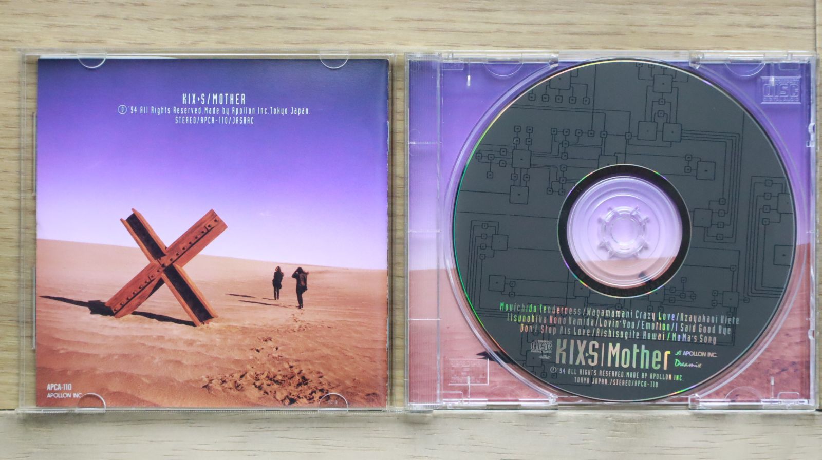 国内盤CD☆キックス/KIX・S□ MOTHER 【APCA110/4988015049756