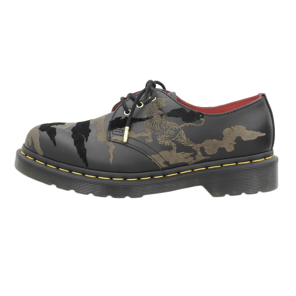 Dr.Martens ドクターマーチン 新品同様 DR. MARTENS ドクターマーチン YEAR OF THE TIGER 虎柄 3ホールシューズ  レディース ブラック UK5 GV01X UK5 - メルカリ