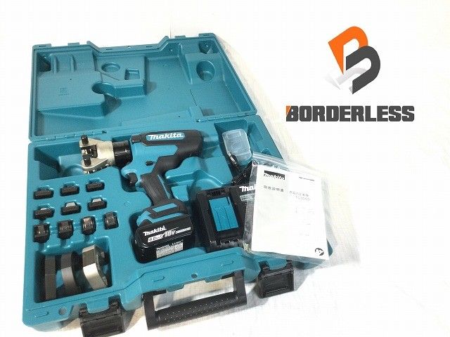 makita マキタ 18V 充電式圧着機 TC300DRG バッテリ1個 6.0Ah 充電器 ダイス ケース付 コードレス 油圧式 圧着工具