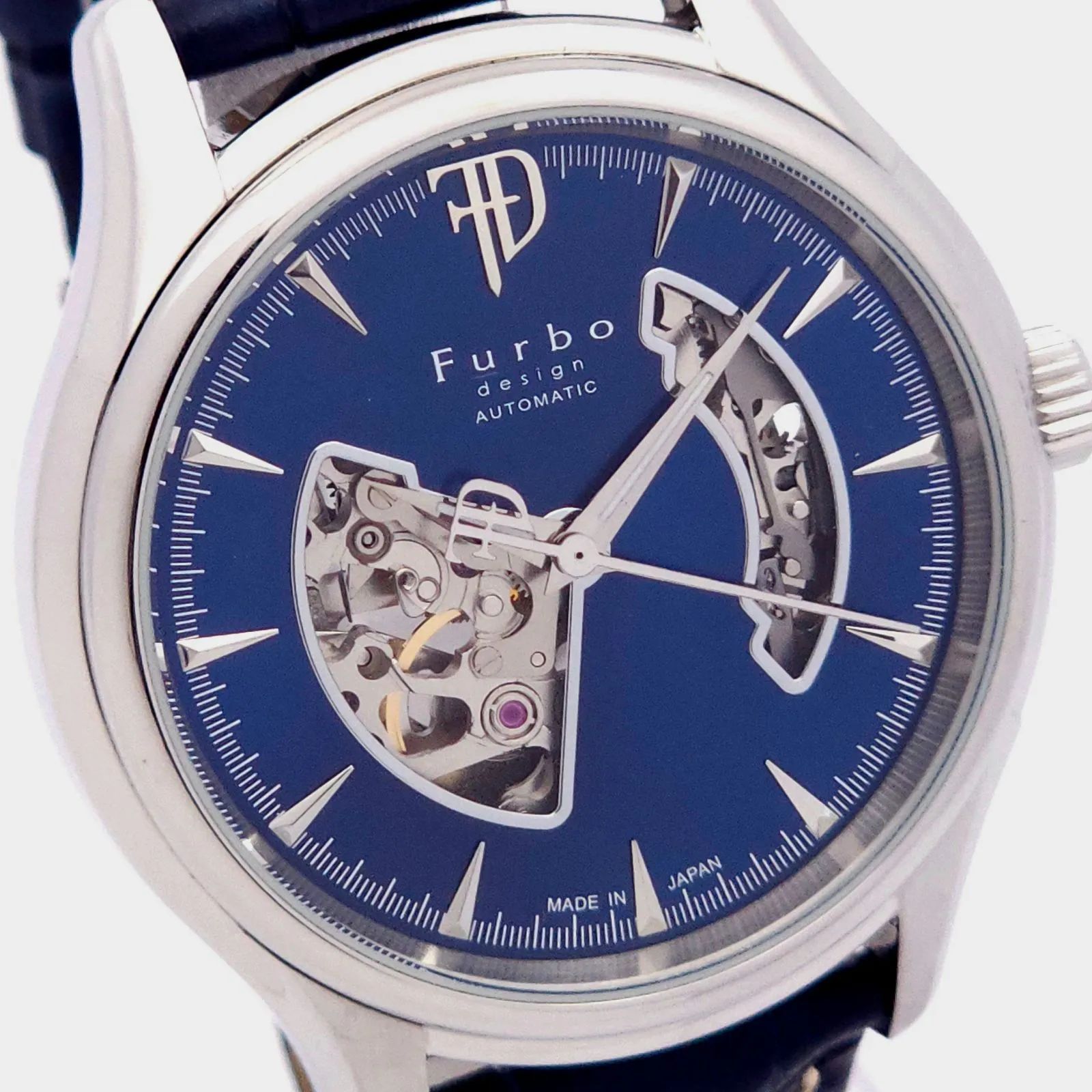 Furbo Design 自動巻き時計 青 Furbo Design 自動巻き時計 青