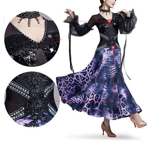 新品未使用社交ダンスドレス スタンダードドレス デモ用 ルンバ