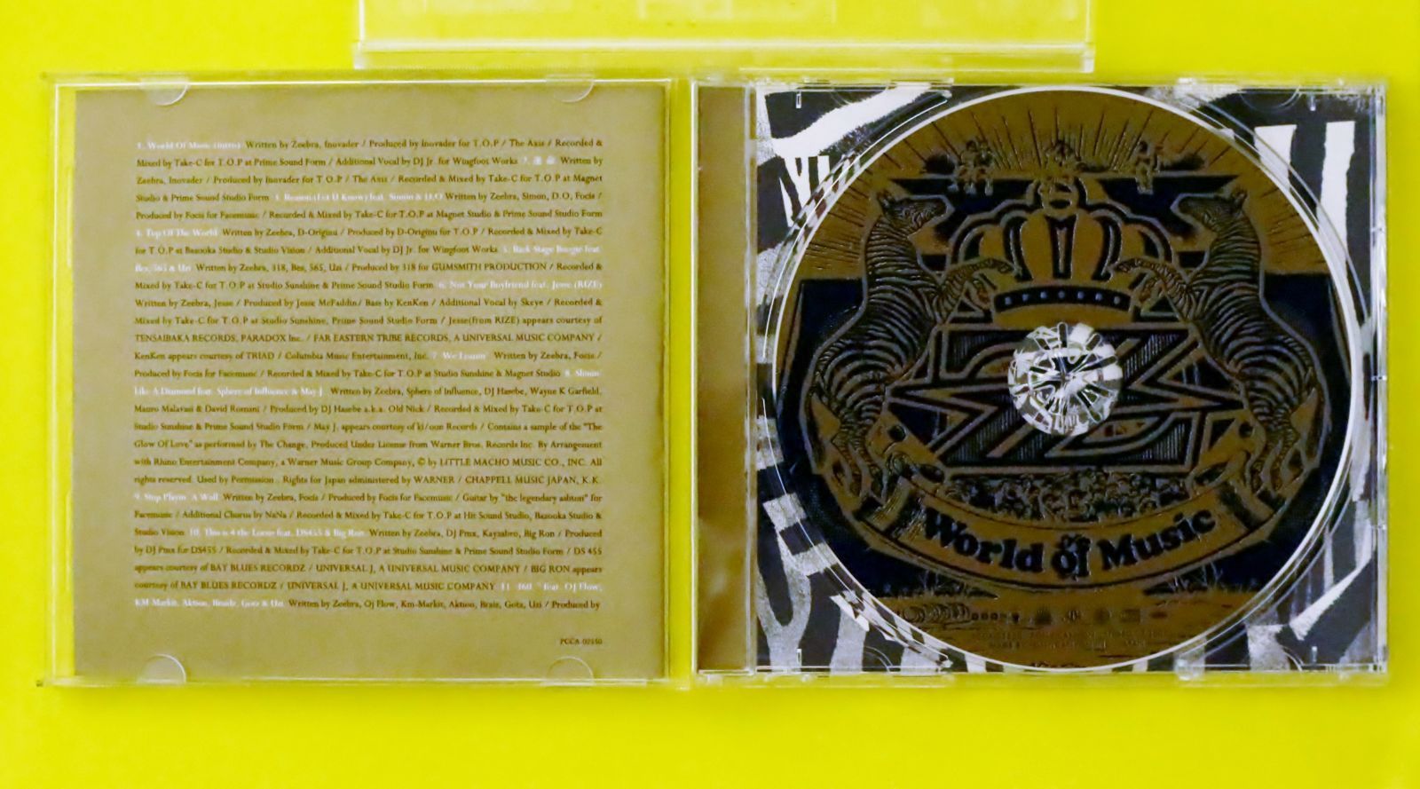 国内盤CD☆ジブラ/Zeebra□ World Of Music □4988013377943