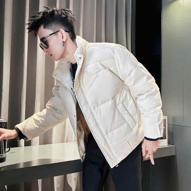 春 コーデ メンズ 用 服 シンプル ファッション オシャレ 大人 かっこいい 大きいサイズ ストリート 紳士服 ハイエンド ダウン パッド ジャケット スタンドカラー 綿 カジュアル
