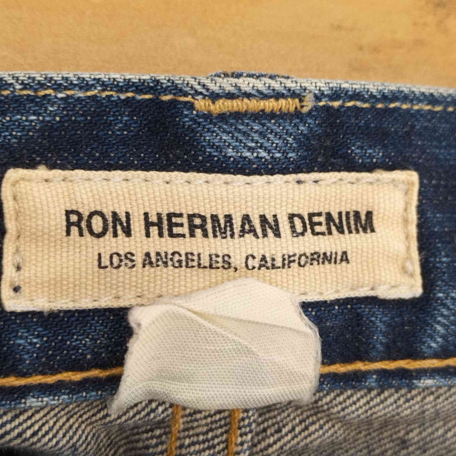 ロンハーマン Ron Herman ダメージ加工ストレートデニムパンツ