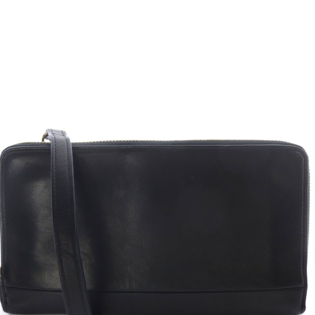 PORTER 吉田カバン　トラベルウォレット　ブラック ポーター PORTER 吉田カバン WISEワイズ2WAYトラベルウォレット