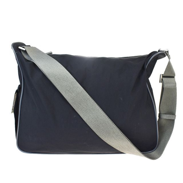【中古】 プラダスポーツ(Pradasports) ナイロン ショルダーバッグ ブラック 09FB661