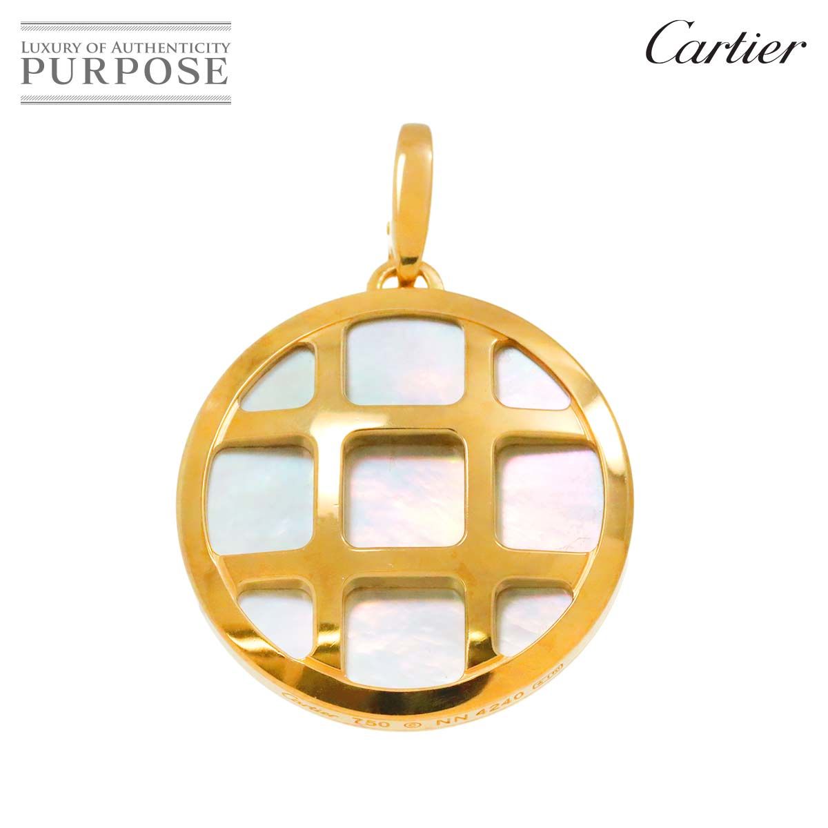 カルティエ　グリッド　チャーム　ゴールド カルティエグリッドチャームゴールド