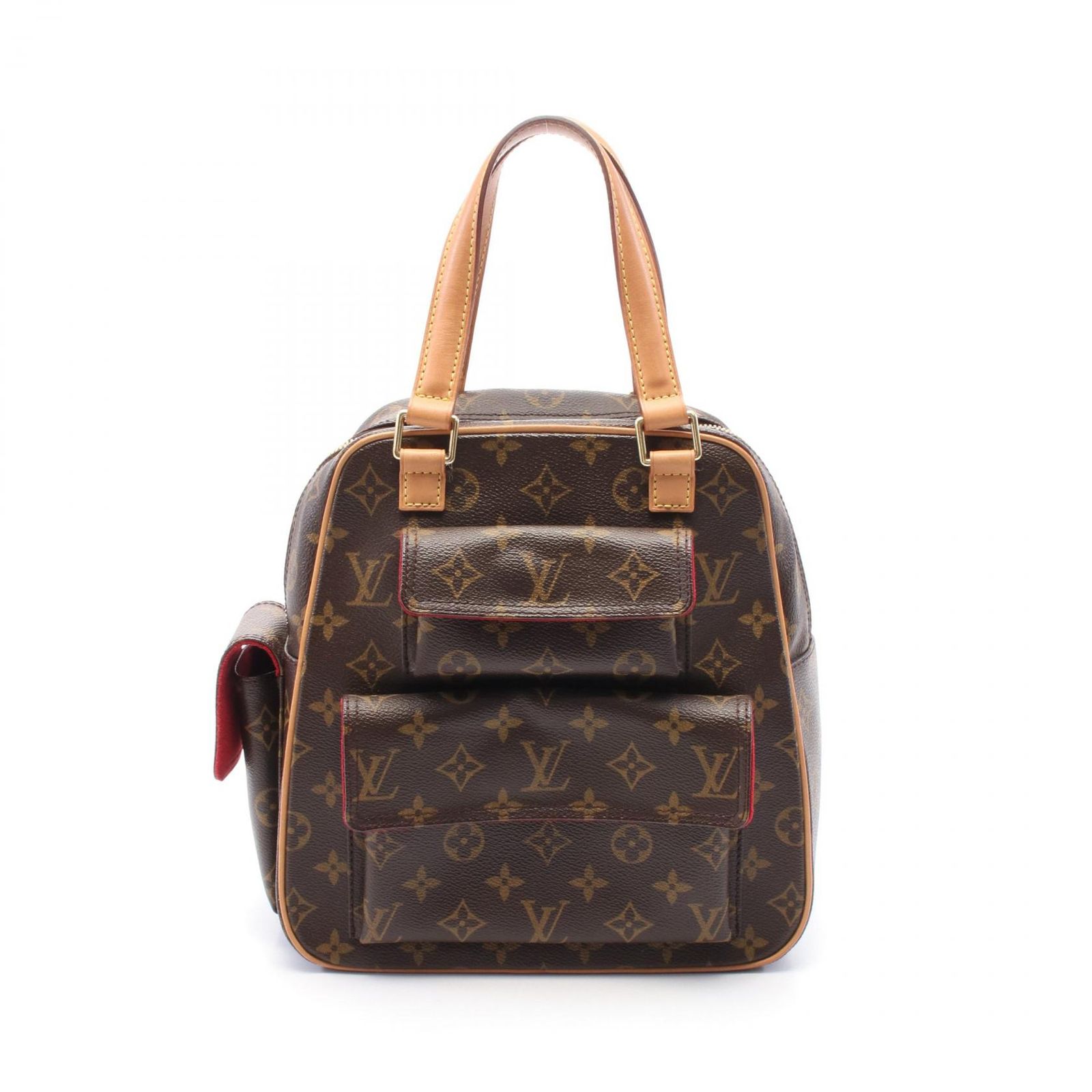 ルイ ヴィトン LOUIS VUITTON ハンドバッグ エクサントリシテ M51161 PVCコーティングキャンバス レザー エクサントリ シテ レディース Used B
