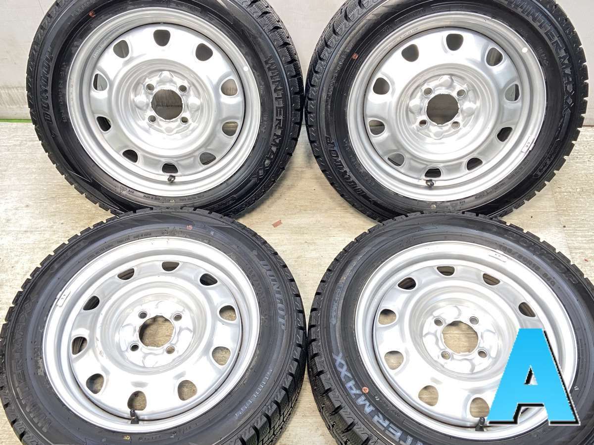 185/60R15  nダンロップ ウィンターマックス WM02 n　 TOPY M60 n15x5.5  100-4穴 n中古タイヤ スタッドレスタイヤ ホイールセット 4本セットn w15250125002