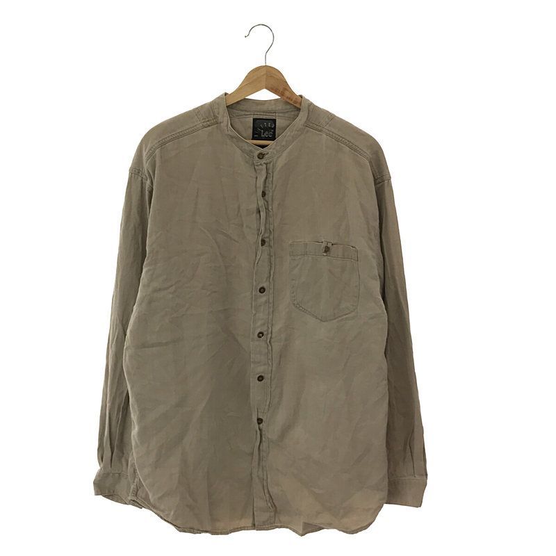 VINTAGE / ヴィンテージ古着 | 90s Lee RIVETED / リーリバイテッド ヘリンボーン バンドカラーシャツ | L |