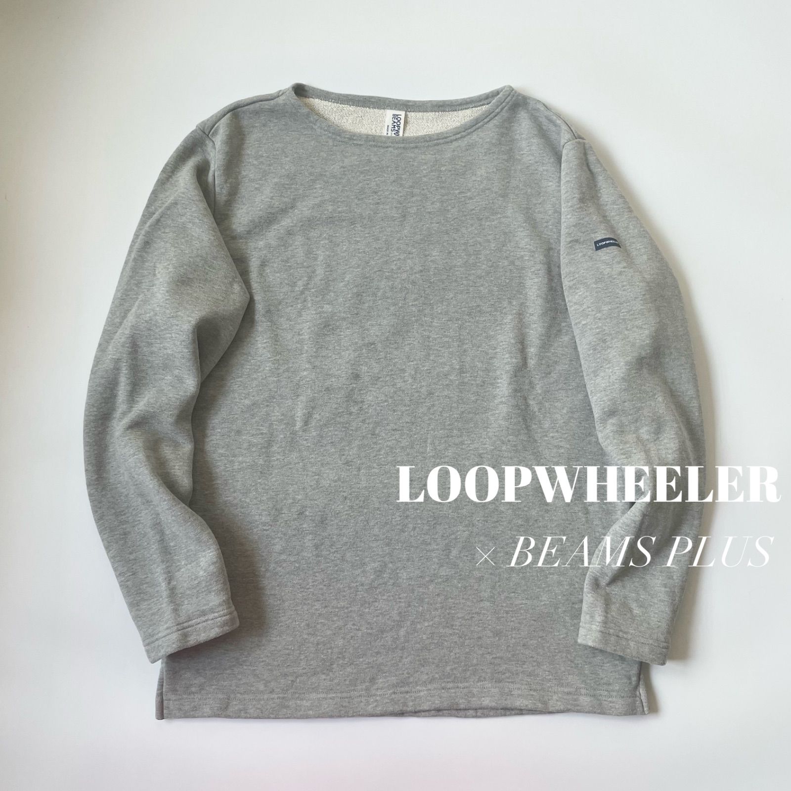 LOOPWHEELER × BEAMS PLUS / ボートネック スウェット - essence