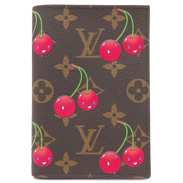 ルイヴィトン LOUIS VUITTON パスポートケース クーヴェルテュール パスポール NM モノグラムチェリー キャンバス モノグラムチェリー パスポートカバー M31030