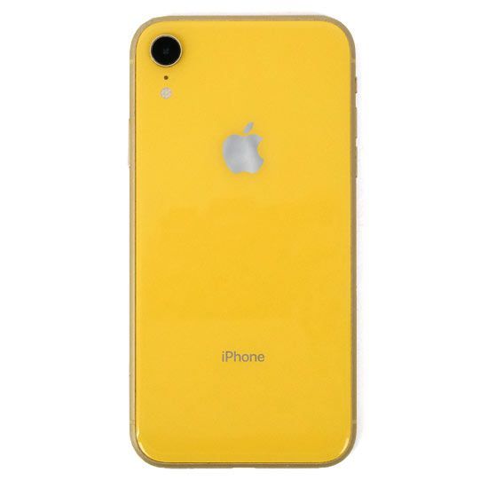 [bn:15] APPLE　iPhone XR 64GB docomo SIMロック解除済み　イエロー　訳あり 元箱あり