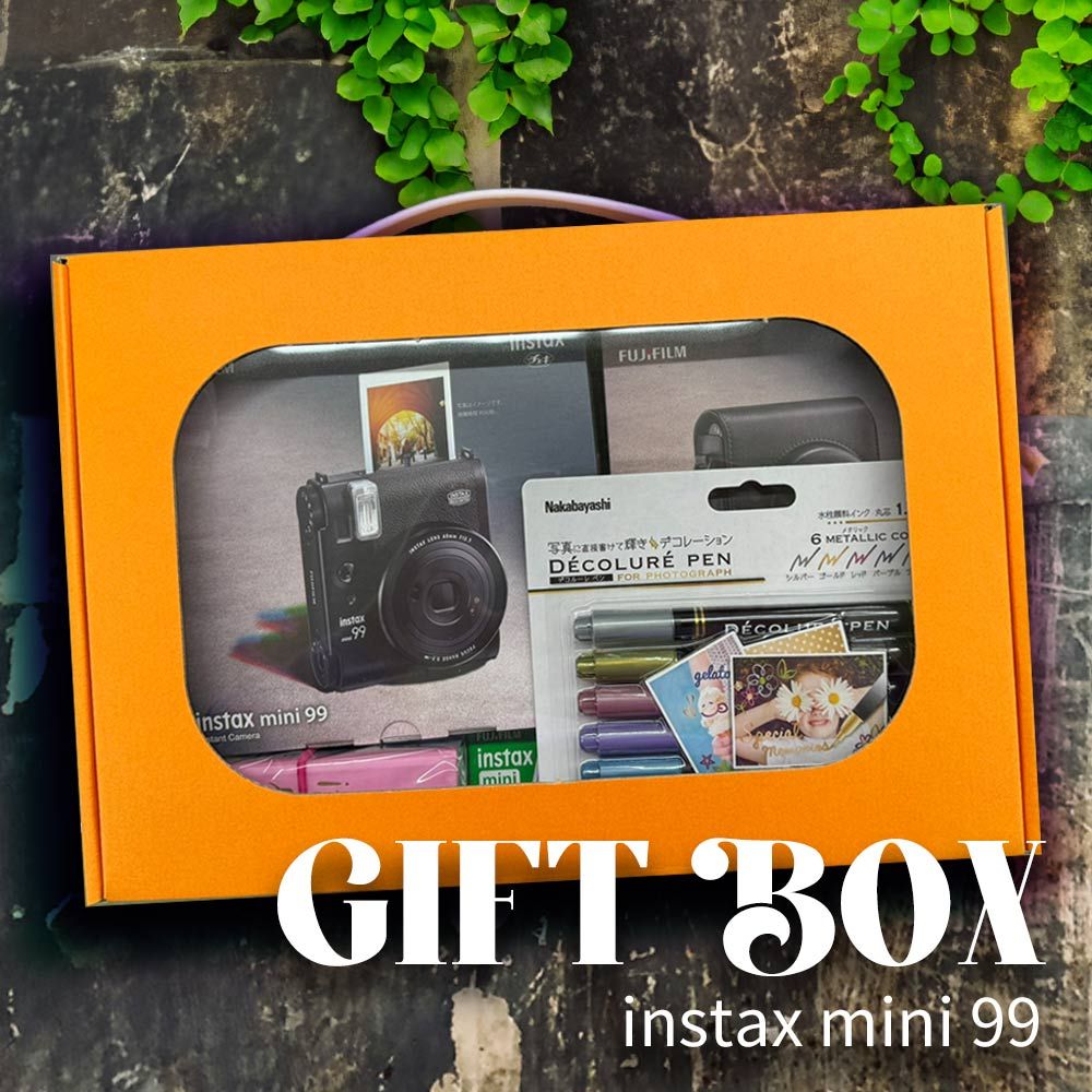 【ギフト チェキ】富士フィルム チェキ インスタントカメラinstax mini 99 カメラケース付きギフトBOXセット