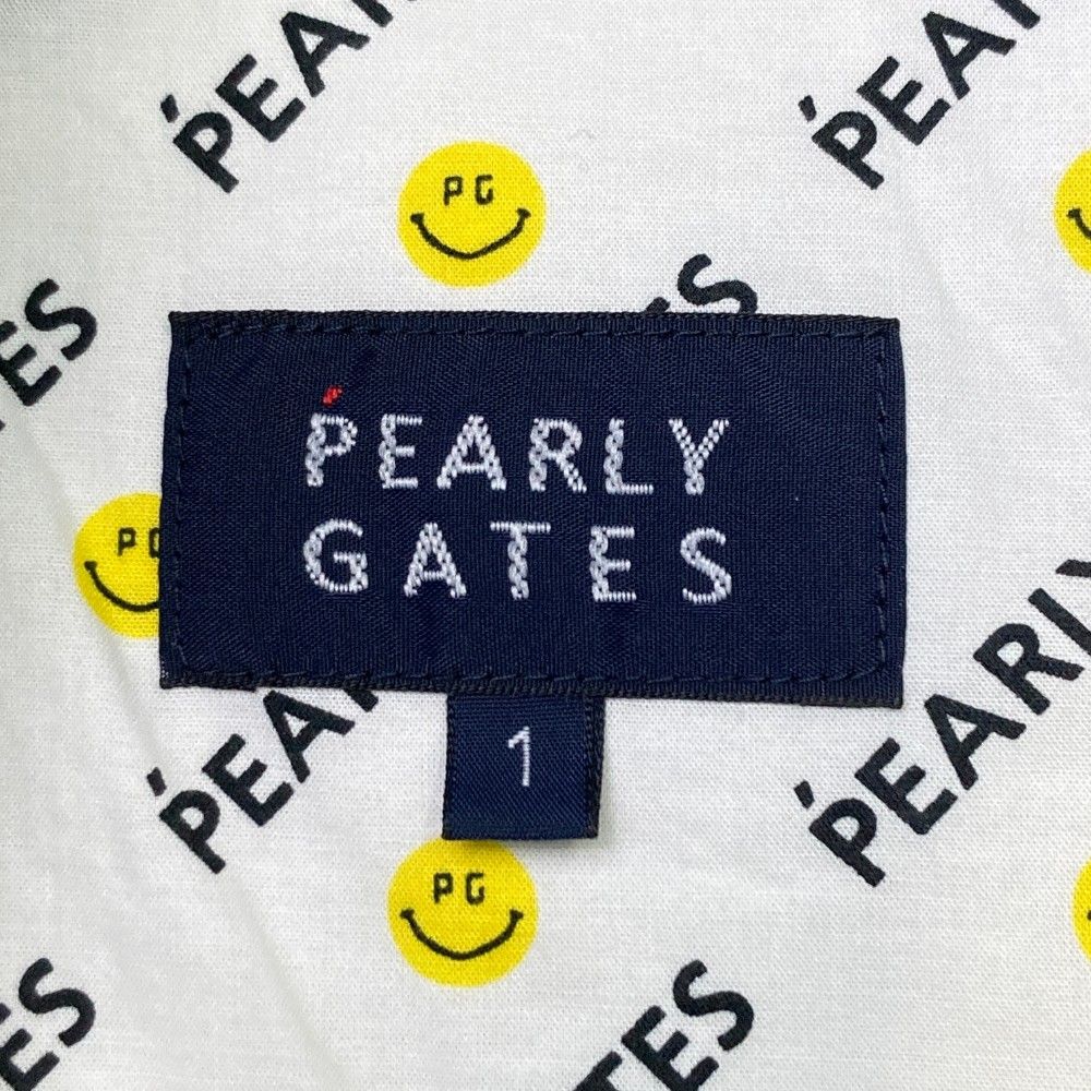サイズ：1 PEARLY GATES パーリーゲイツ ロゴ刺繍 ストレッチ
