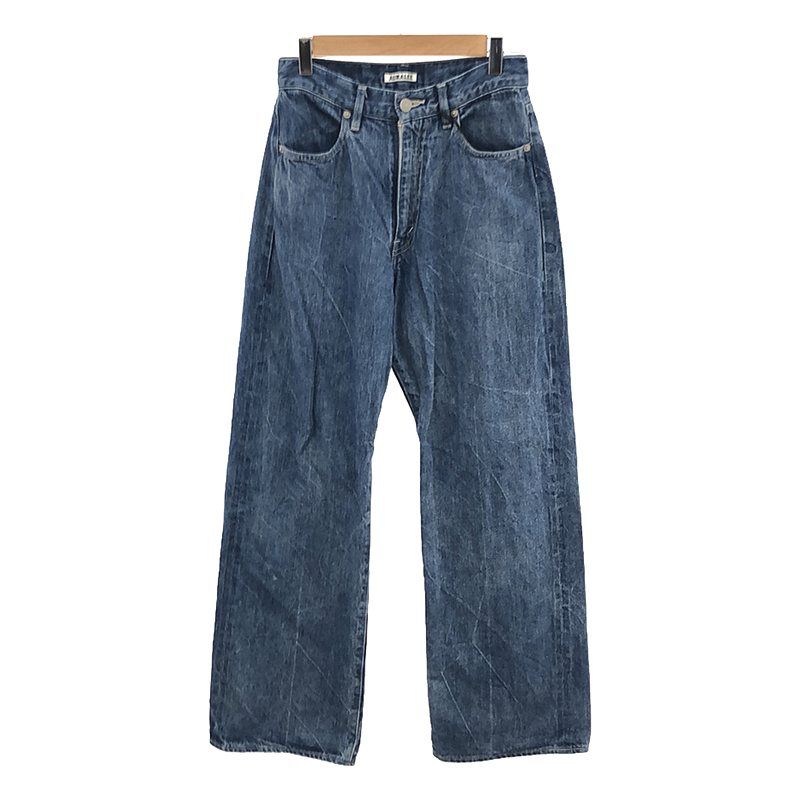 AURALEE / オーラリー | SELVEDGE FADED LIGHT DENIM WIDE PANTS