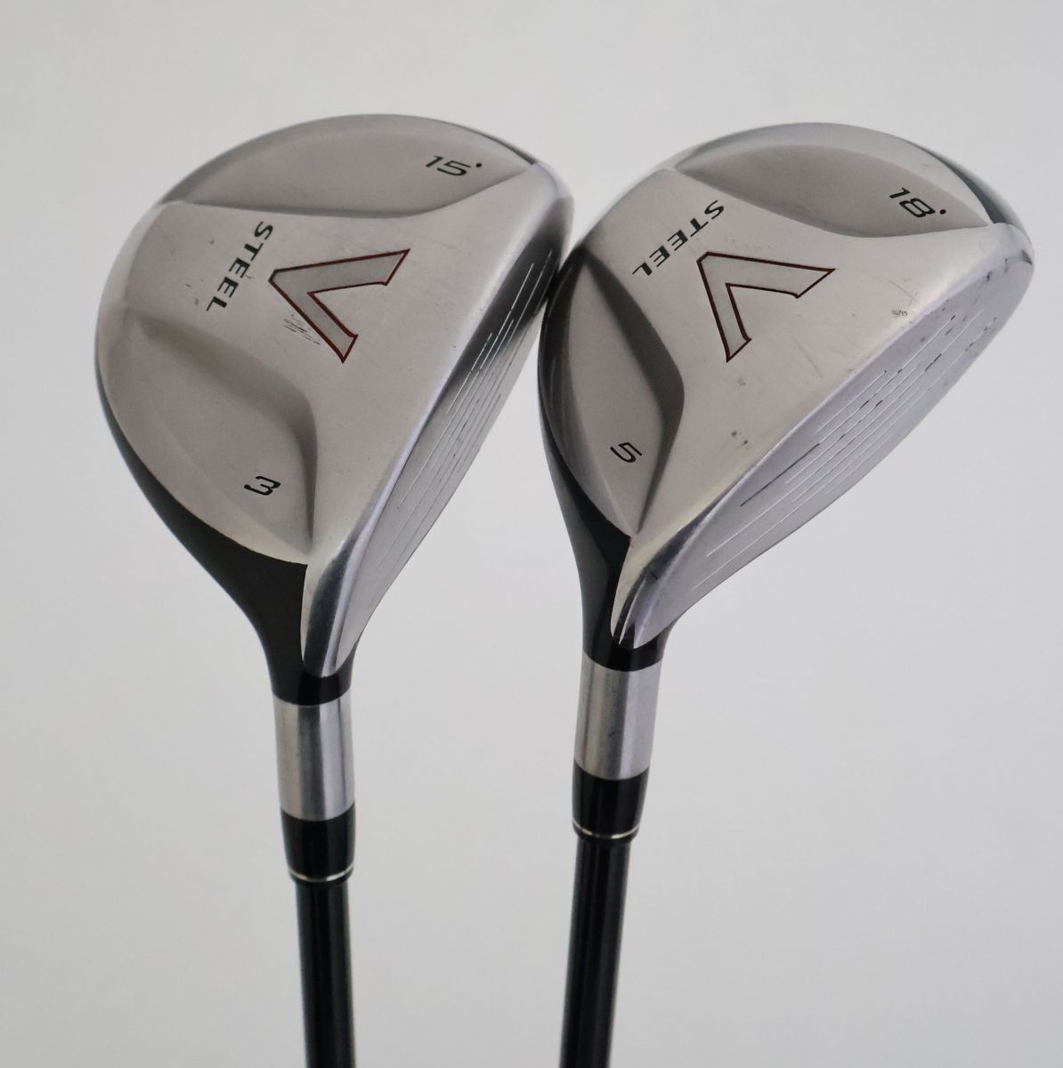 ● 3W＆5W 2本セット テーラーメイド 初代Vスチールフェアウェイウッド MAS2 PLUSカーボン R 日本仕様 77274