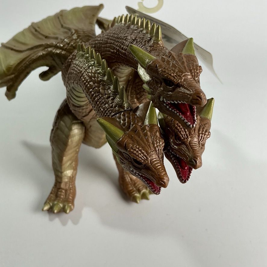 ゴジラ 東宝怪獣シリーズ 白亜紀型キングギドラ G-14 フィギュア 怪獣 ソフビ 人形 BANDAI タグ付き未使用品 - メルカリ